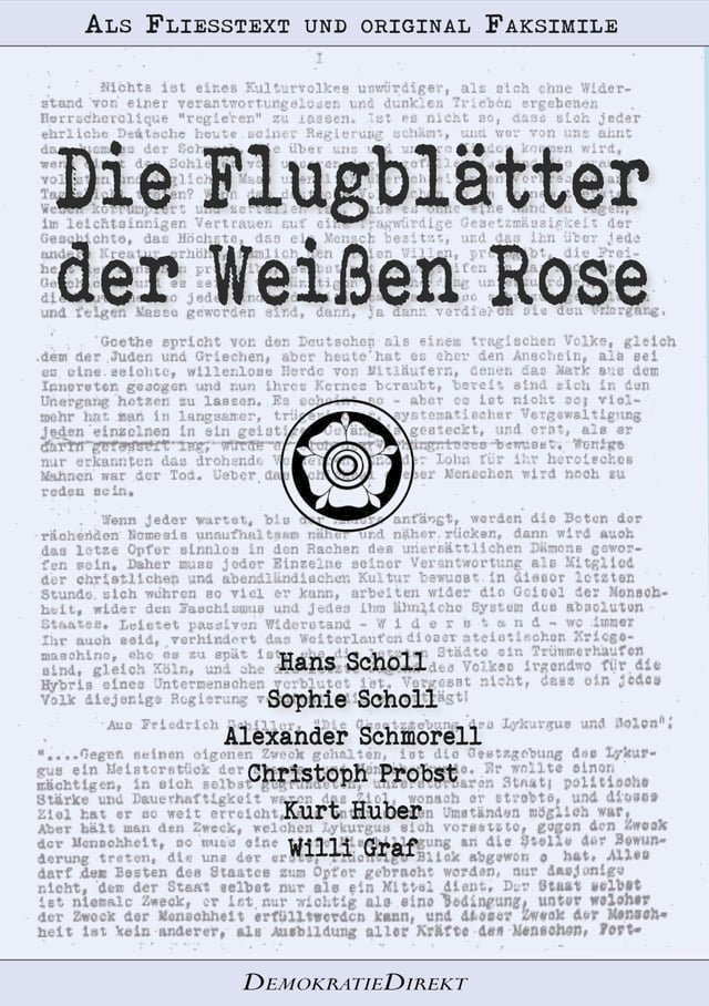 Die Flugblätter Der Weißen Rose