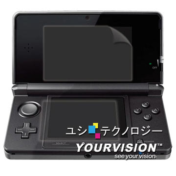 N3DS / 3DS (上螢幕一般版+下螢幕)防刮螢幕貼-贈布
