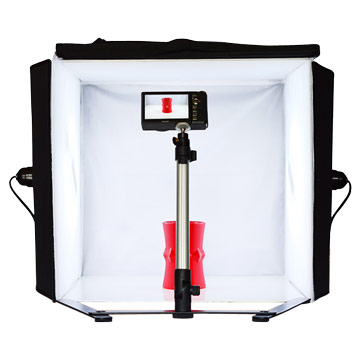 可攜式專業40公分攝影棚雙燈超值套組