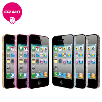 Ozaki iCoat BlingBling iPhone 4S 專用時尚邊框晶亮貼