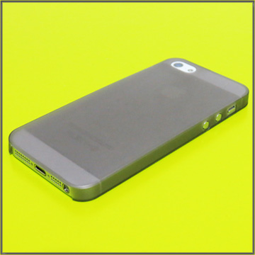 iphone5超質感精緻磨砂保護殼（霧透灰）