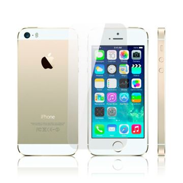 D&A 蘋果 iPhone 5S 專用日本AAA頂級HC螢幕+機身保護貼(鏡面防指紋)