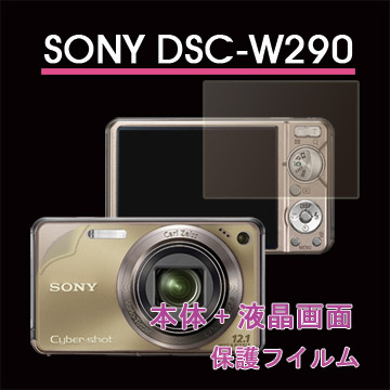 SONY DSC-W290二合一超值護體膜(機身+螢幕)