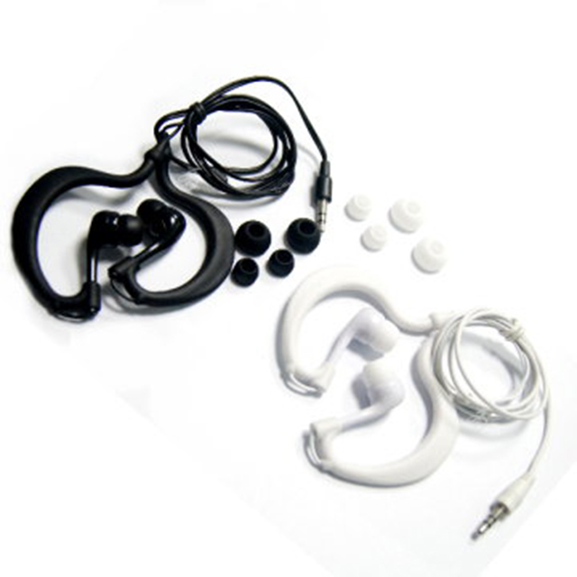 耳掛式防水耳機 IPX8 可下水 3.5mm 游泳 路跑 運動 騎車 不怕下雨 手機 MP3 平板 皆可使用