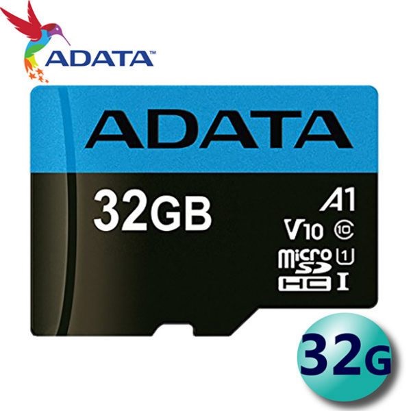 【二入組】 威剛 ADATA microSDHC 32GB Class10 - 附SD轉卡