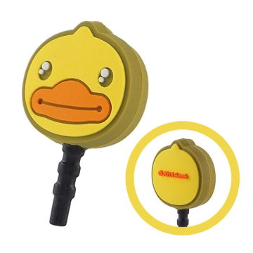 B•Duck 黃色小鴨造型耳機防塵塞 -大臉小鴨