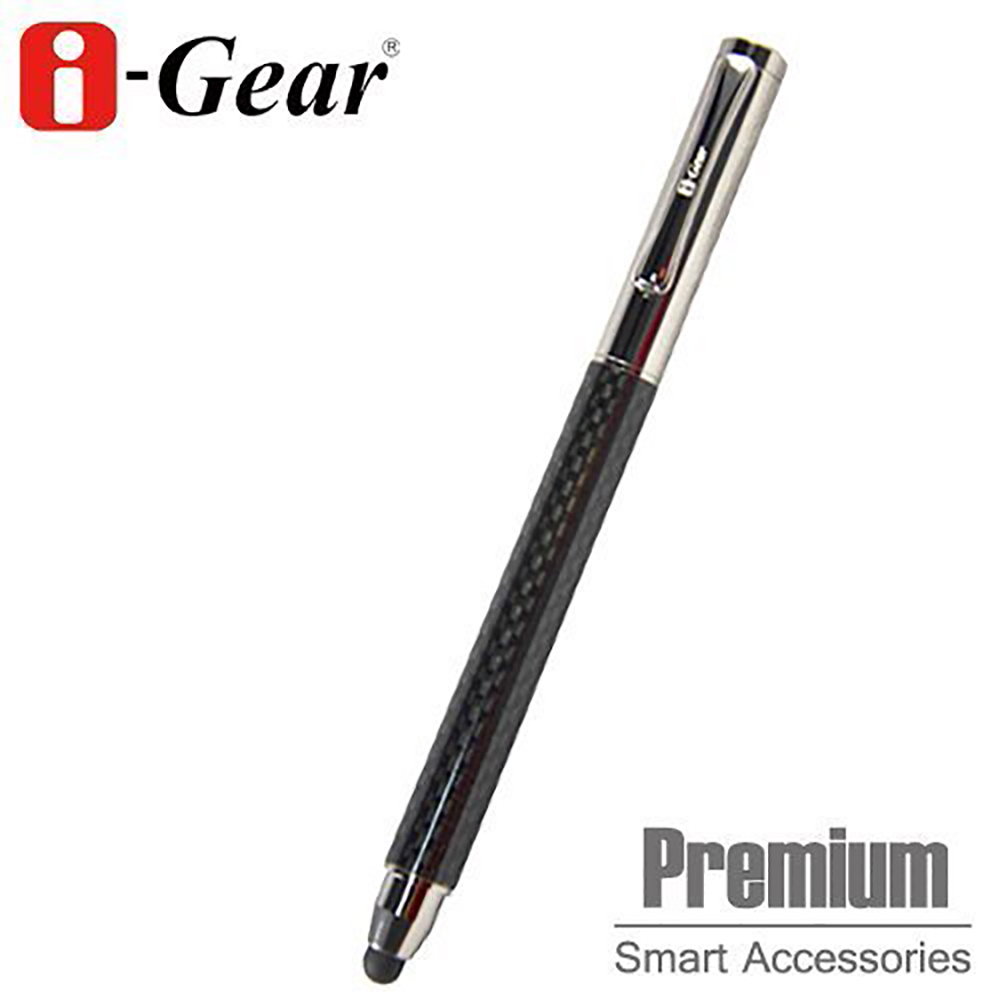 i-Gear Premium碳纖維觸控鋼珠筆
