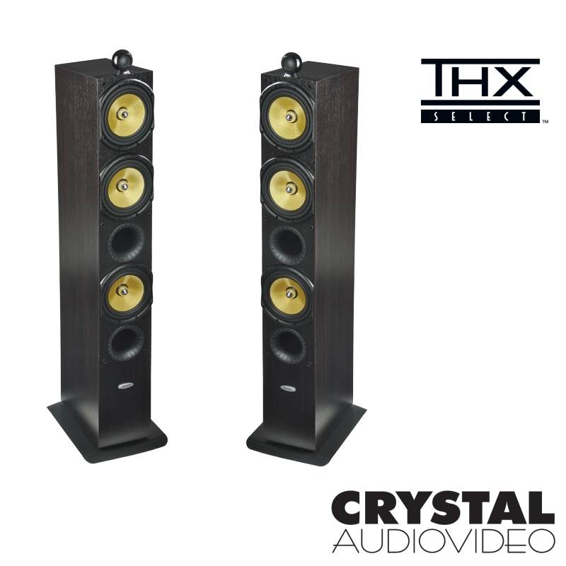 英國 Crystal Audiovideo THX-T3 Hi-End 落地型揚聲器 (Wenge 黑檀木色 福利品)