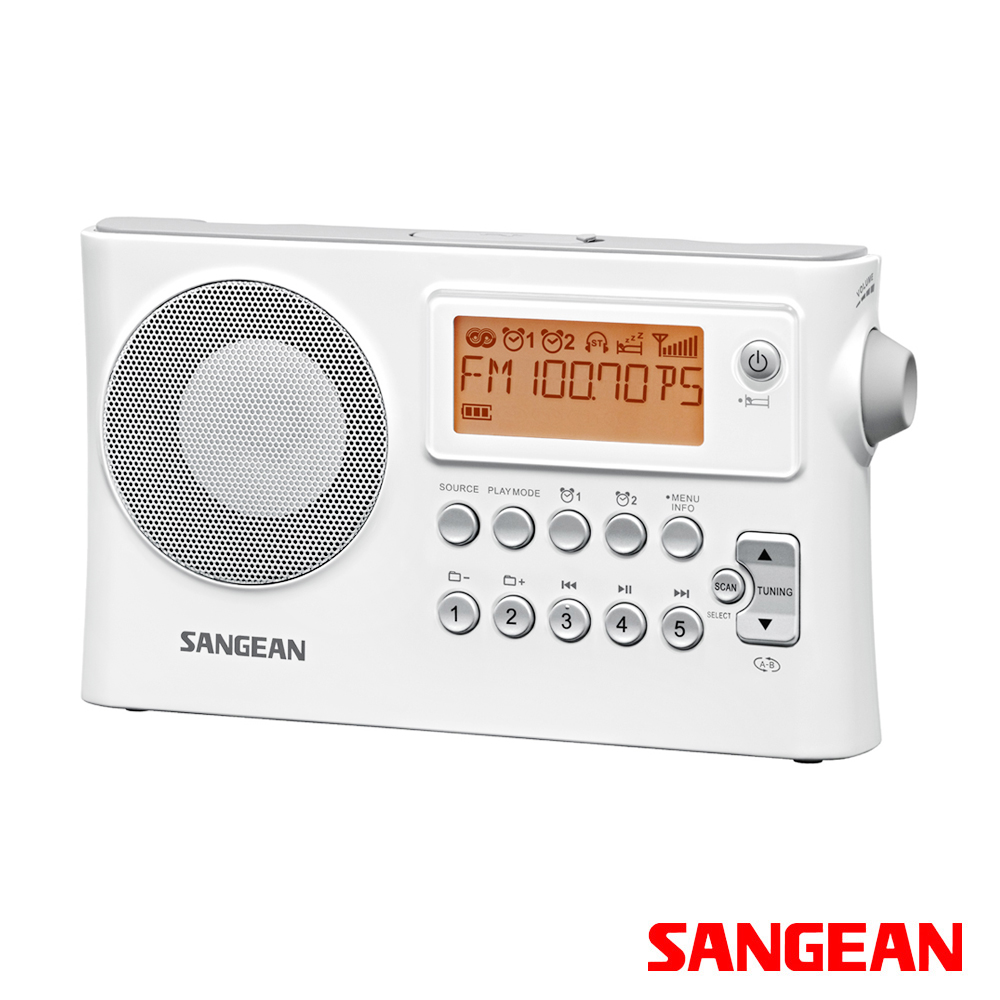 SANGEAN PRD14USB 二波段 USB數位式時鐘收音機