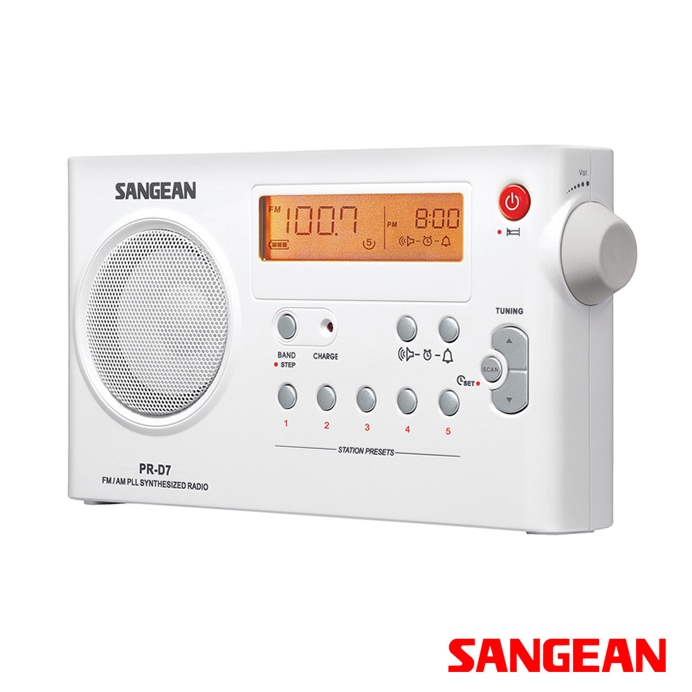 SANGEAN PRD7 二波段 數位式充電收音機