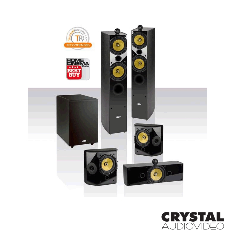 英國 Crystal AudioVideo T2-5.1 THX 認証 5.1 聲道家庭劇院揚聲器