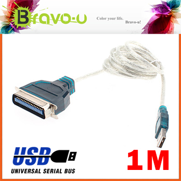 Bravo-u USB to IEEE1284 標準印表機高速連接線(1米)