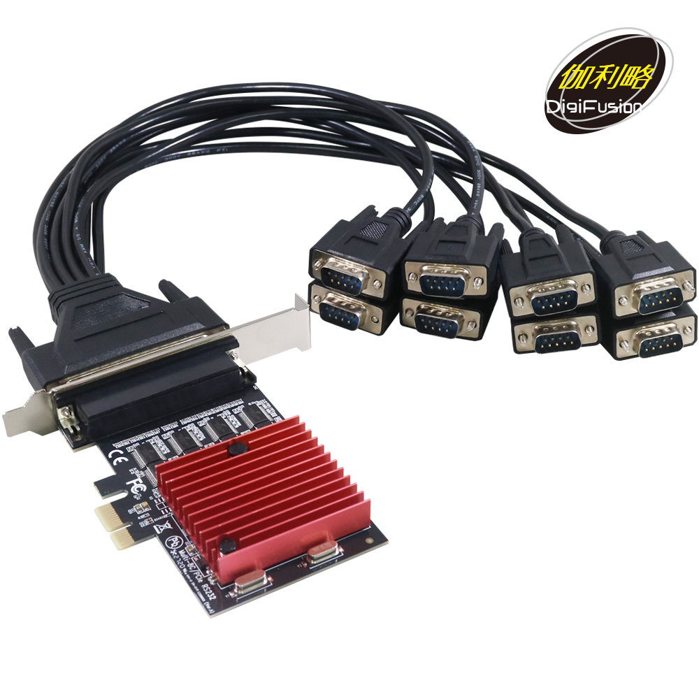 伽利略 PCI-E RS232 8 Port 擴充卡(PETR08A)