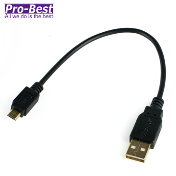 PRO-BEST USB2.0AM-MICROBM-長度15公分