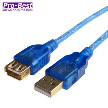 PRO-BEST USB2.0 A公A母傳輸線5米