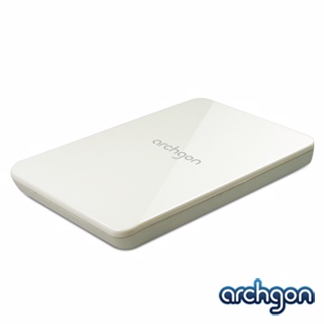 archgon亞齊慷 USB 3.0 免螺絲 2.5吋SATA硬碟外接盒 MH-2619 Sky - 亮麗白