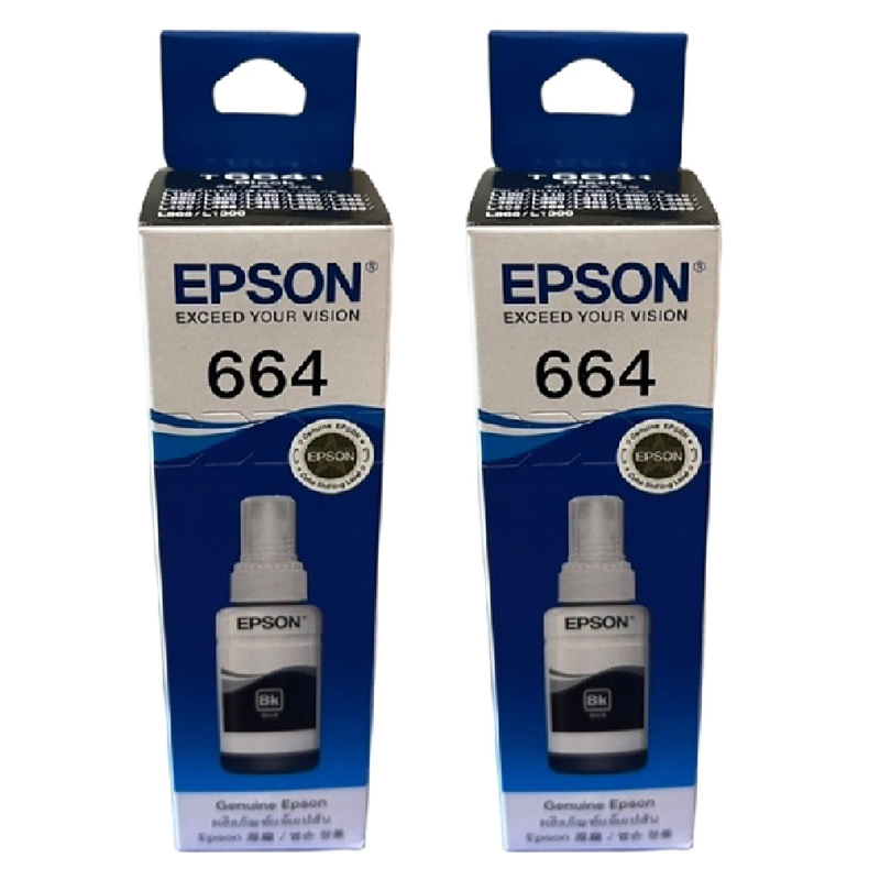 EPSON T664100 原廠黑色墨水匣