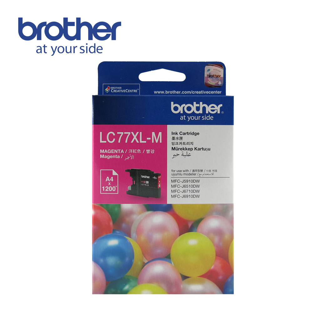 Brother LC77XL-M 原廠超大容量紅色墨水匣