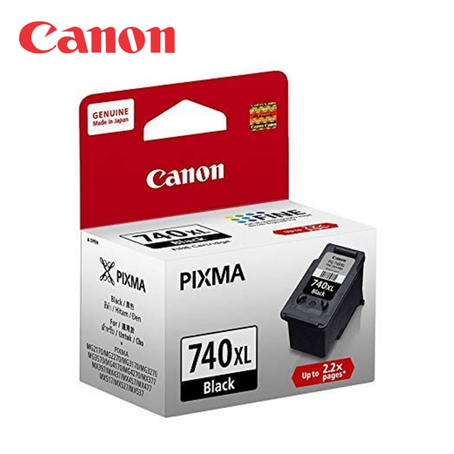 CANON PG-740XL 黑色大容量墨水匣(含噴頭)