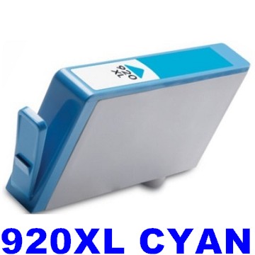【iToner】HP No.920 XL 藍色高容量 相容墨水匣 (CD972AA)