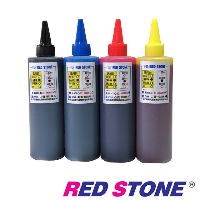 RED STONE for CANON連續供墨填充墨水250CC(四色一組)