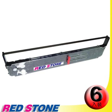 RED STONE for PRINTEC PR836/ OKI 393黑色色帶組(1組6入)