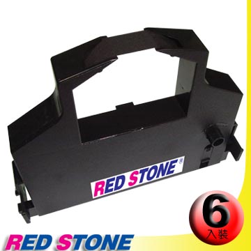 RED STONE for PRINTEC PR836S黑色色帶組(1組6入)
