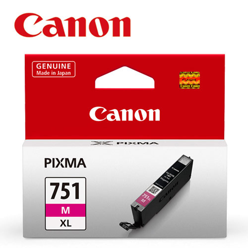 CANON CLI-751XL M 原廠紅色高容量XL墨水匣