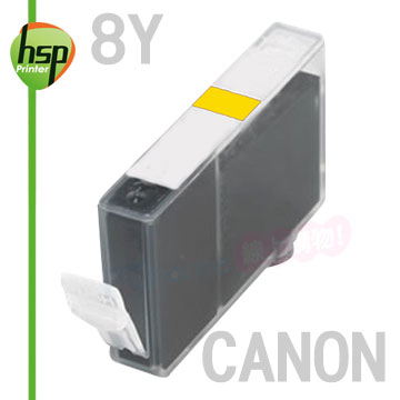 【HSP】CANON CLI-8Y 黃色 相容 墨水匣