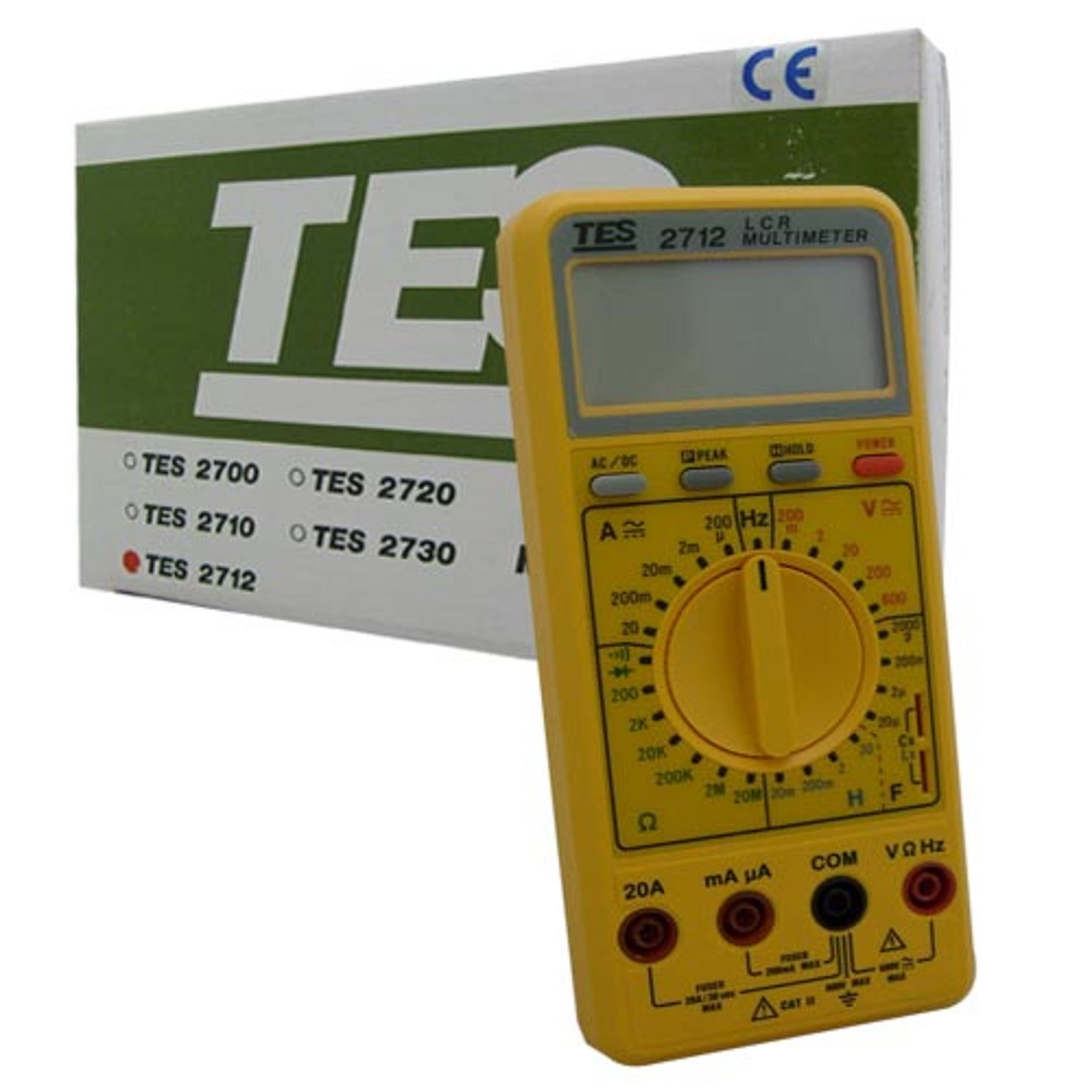TES泰仕 TES-2712 LCR數位式三用電錶
