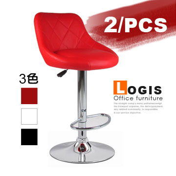 LOG-172 香雅索吧台椅/高腳椅/皮椅 2入組/三色