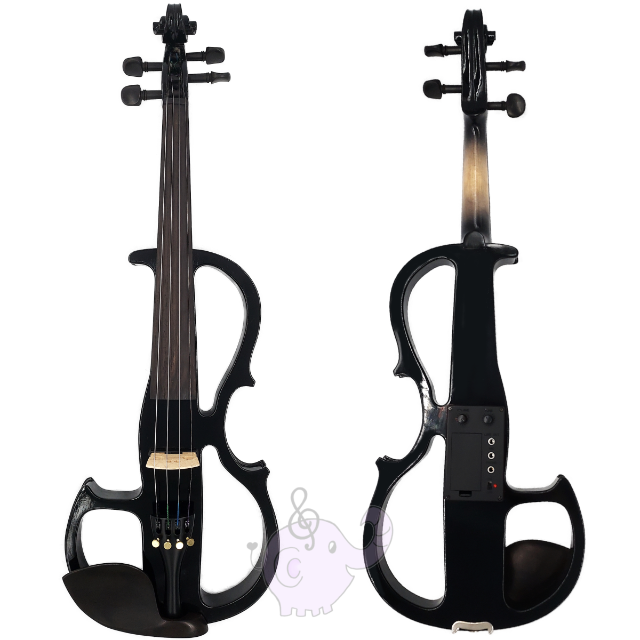 Elegant EV-H12BK 電小提琴-黑色-全配