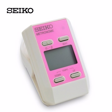 『SEIKO DM51隨身型 電子式節拍器(粉紅)』可夾譜架/原廠公司貨