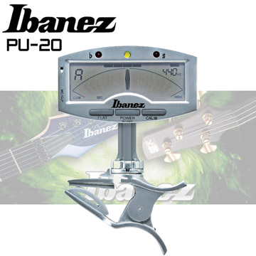 『IBANEZ電子調音器』 PU20 接收敏感度高品質調音器