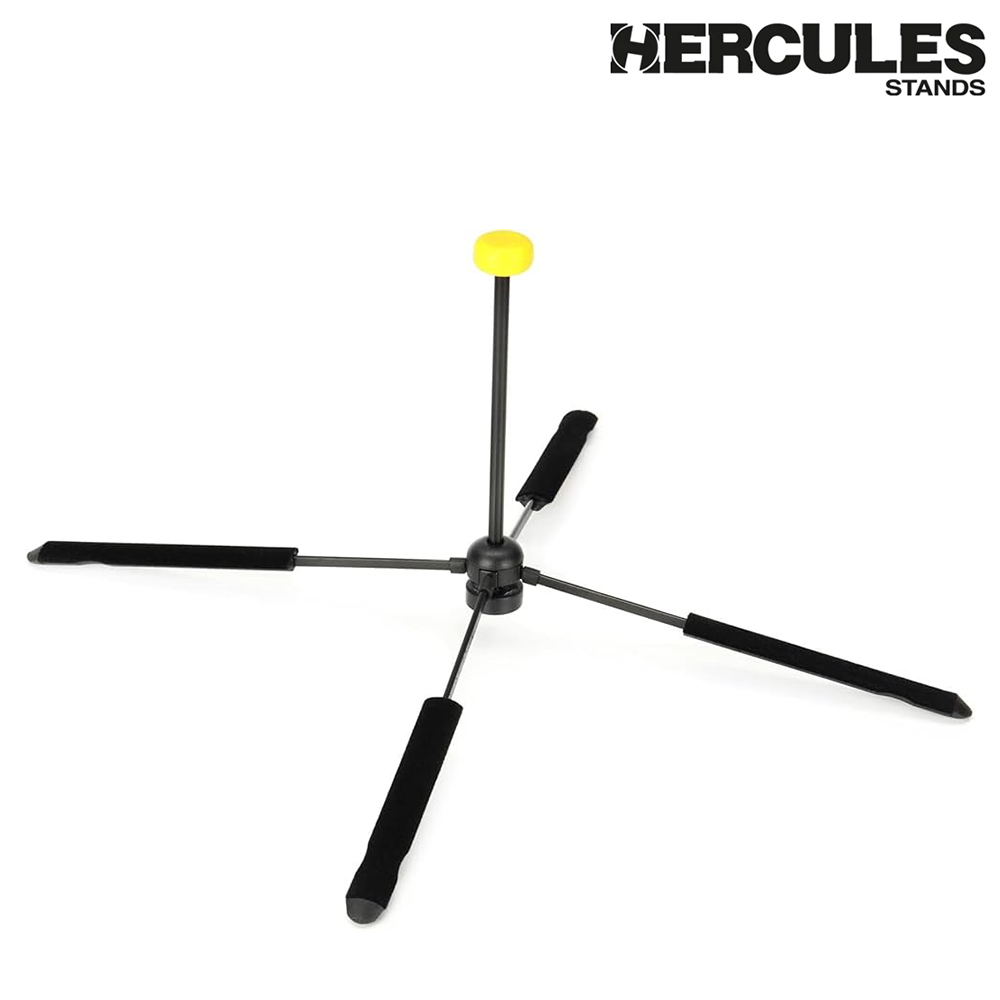 『HERCULES輕便型長笛架DS460B』 可置入尾管內部,使用極為方便