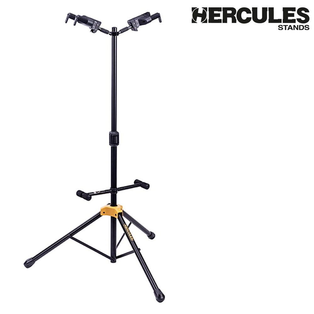 『HERCULES海克力斯 頂背式雙支吉他架GS422B』 GS-422B 創新的重力自鎖AGS系統