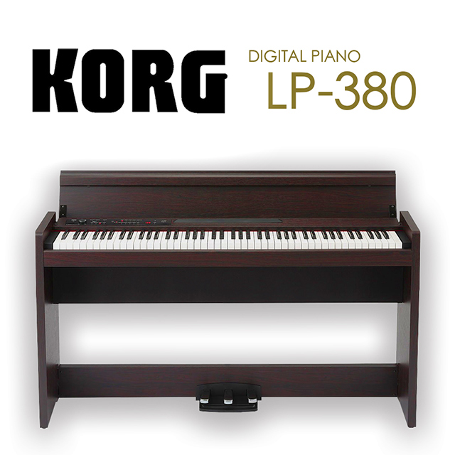 『胡桃木色KORG 數位鋼琴 電鋼琴 LP-380 LP380』日本原裝進口 原廠公司貨一年保固