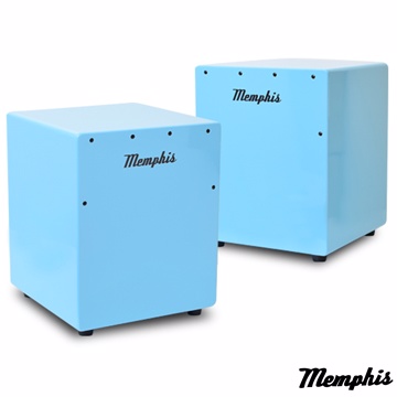 Memphis 雙效果吉他響線(鈴鐺效果)木箱鼓 送專用背袋(藍色)