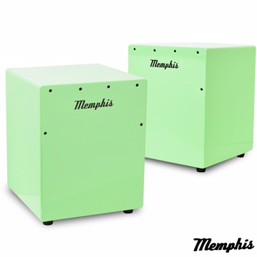Memphis 雙效果吉他響線(鈴鐺效果)木箱鼓 送專用背袋(綠色)