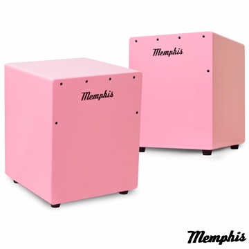 Memphis 雙效果吉他響線(鈴鐺效果)木箱鼓 送專用背袋(粉色)