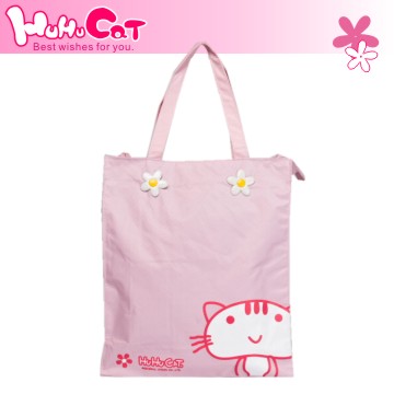 【Hu Hu Cat】呼呼貓輕量休閒提袋-可愛粉(7800-92)