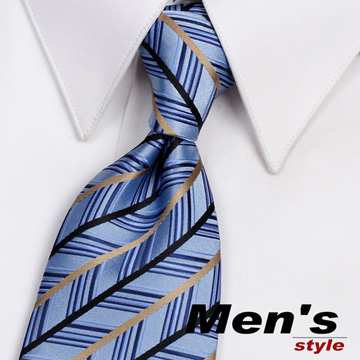 vivi領帶~手打式。寬版8cm /592-1藍
