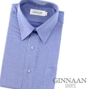 【GINNAAN 】簡約奢華優質選襯衫(深藍)