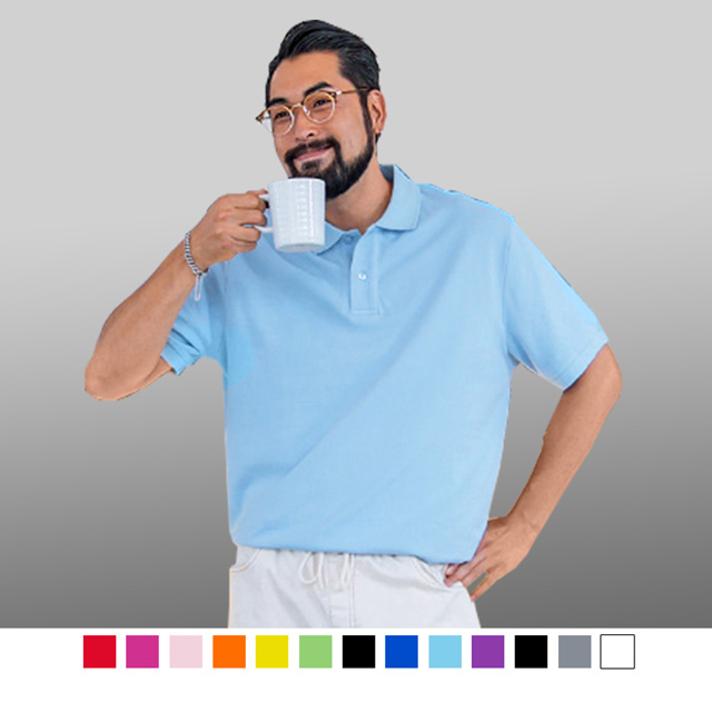 【男人幫】P1568＊立領大東紡織布料吸濕排汗素領時尚POLO衫