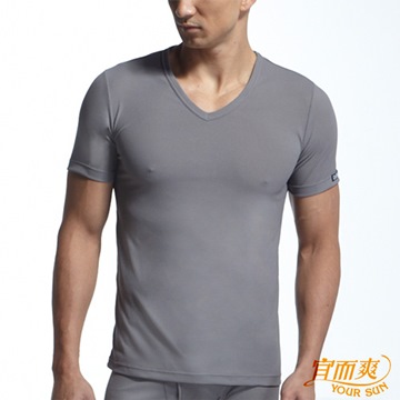 【宜而爽】時尚吸濕排汗速乾型男短袖衫2XL~3件組