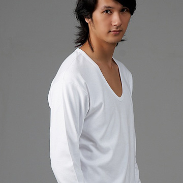 【三福】精梳棉V領雙面長袖內衣XL、XXL(3件組)