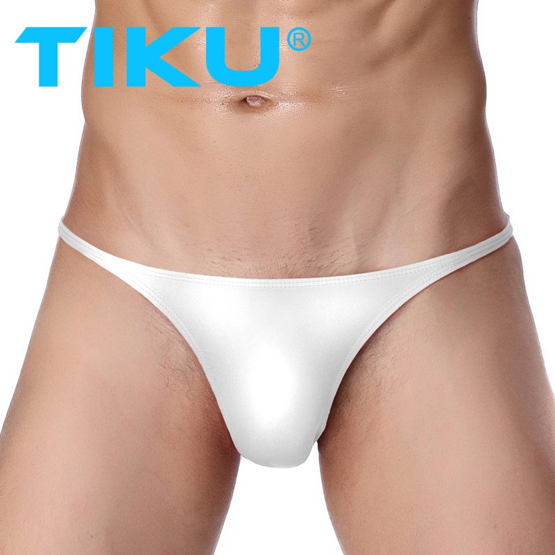 TIKU 梯酷 ~ 極簡時代 低腰超彈貼身三角男內褲-白色(WP1711)