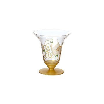 貝斯麗-彩繪蠟燭呈喇叭裝飾瓶(QU82)