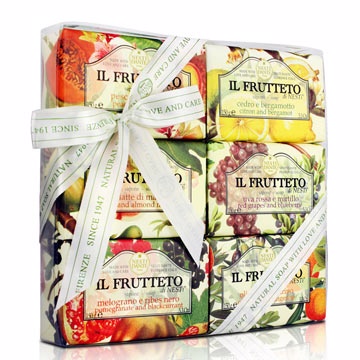 Nesti Dante 義大利手工皂-天然鮮果禮盒(150g×6入)