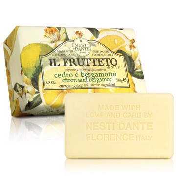 Nesti Dante 義大利手工皂-天然鮮果系列-檸檬和佛手柑(活力)(250g)